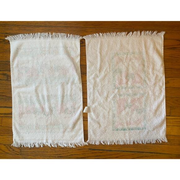 Vintage 80s Cannon Lot Of 2 Geese Kitchen Towels - Picture 6 of 6